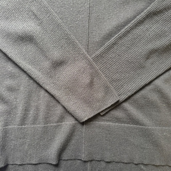 Talbots Sweater 100% Merino Wool Black Long Sleeve Shirt Top Soft Sz XL - Picture 11 of 15